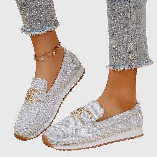 Sophie – Mocassins Confort à Détail Doré