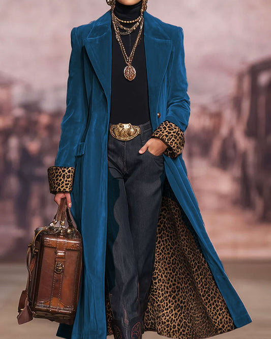 Françoise – Manteau Long Tailleur Élégant