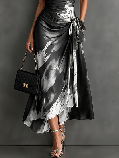 Andréa – Robe Longue Croisée