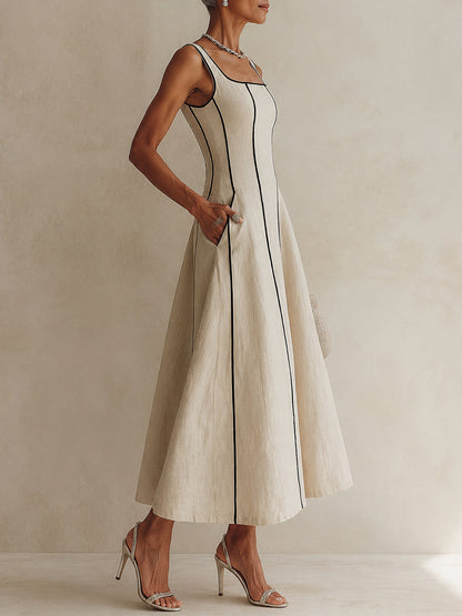 Christine – Robe Longue Minimaliste