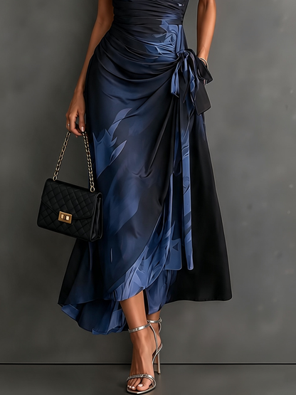 Andréa – Robe Longue Croisée