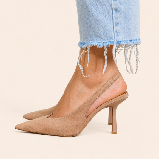 Isabella – Escarpins Slingback Confort à Talon Fin
