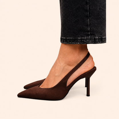 Isabella – Escarpins Slingback Confort à Talon Fin