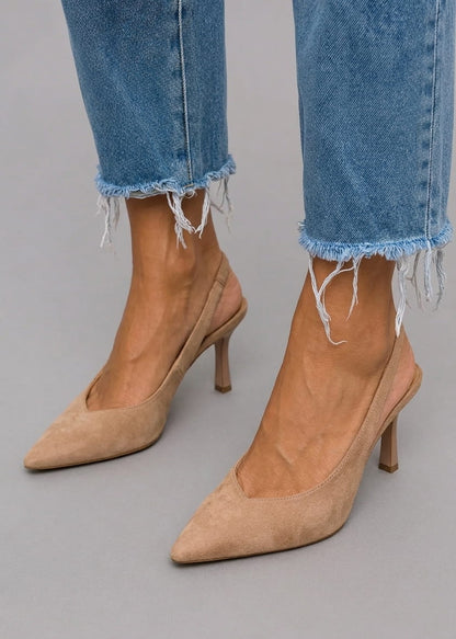 Isabella – Escarpins Slingback Confort à Talon Fin
