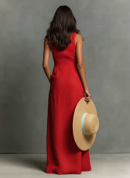 Sofia – Robe Chemise Longue