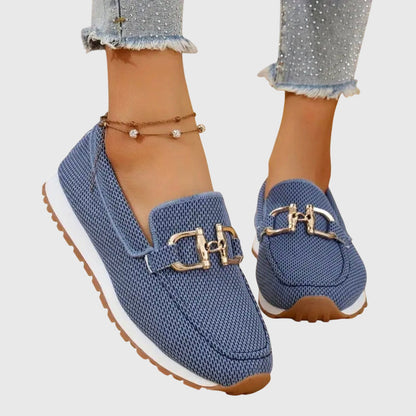 Sophie – Mocassins Confort à Détail Doré