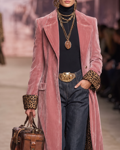 Françoise – Manteau Long Tailleur Élégant