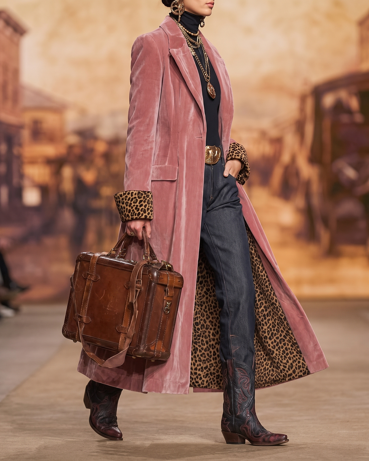 Françoise – Manteau Long Tailleur Élégant
