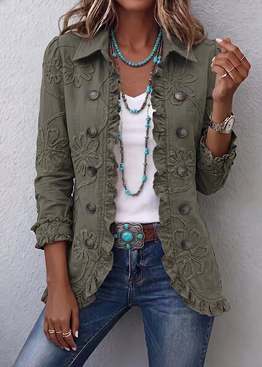 Patricia – Veste Bohème Fleurie