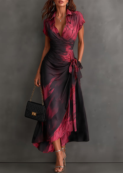 Andréa – Robe Longue Croisée